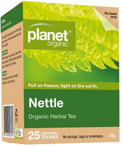 PLANET ORGANIC Nettle Herbal Tea x 25 Tea Bags
