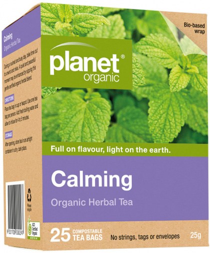 PLANET ORGANIC Organic Herbal Tea Calming x 25 Tea Bags