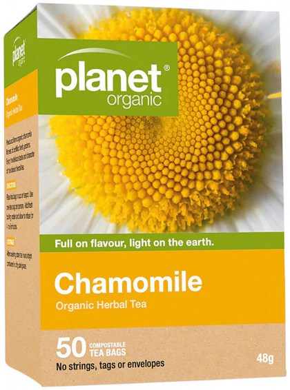 PLANET ORGANIC Organic Herbal Tea Chamomile x 50 Tea Bags
