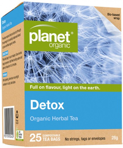 PLANET ORGANIC Organic Herbal Tea Detox x 25 Tea Bags