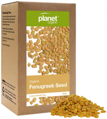 PLANET ORGANIC Organic Herbal Tea Fenugreek Seed Loose Leaf 200g