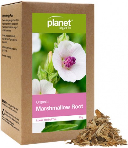 PLANET ORGANIC Organic Herbal Tea Marshmallow Root Loose Leaf 75g