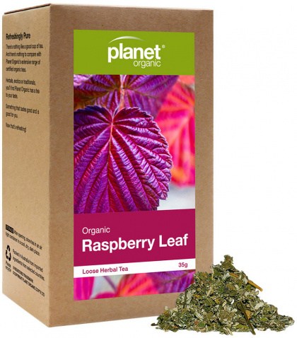 PLANET ORGANIC Organic Herbal Tea Raspberry Leaf Loose Leaf 35g