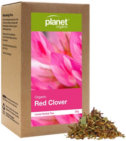 PLANET ORGANIC Organic Herbal Tea Red Clover Loose Leaf 25g