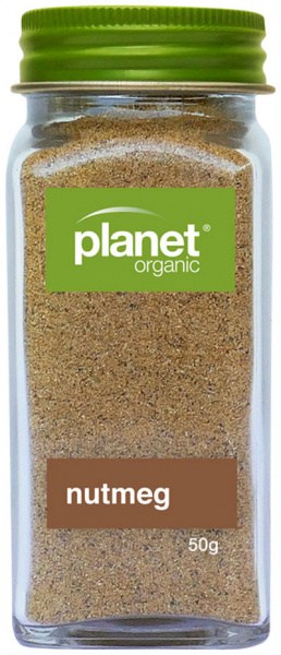 PLANET ORGANIC Organic Shaker Ground Nutmeg 50g