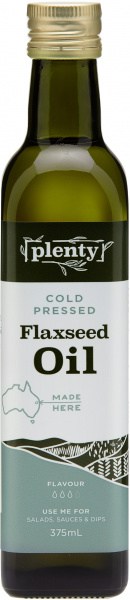 Plenty Cold Pressed Flaxseed Oil 375ml