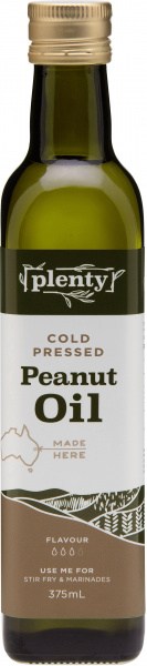 Plenty Cold Pressed Peanut Oil 375ml