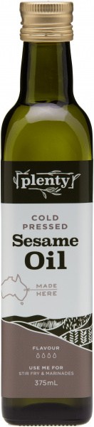 Plenty Cold Pressed Sesame Oil 375ml