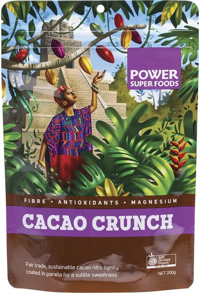 Power Super Foods Cacao Crunch Sweet Cacao Nibs The Origin Series 200g