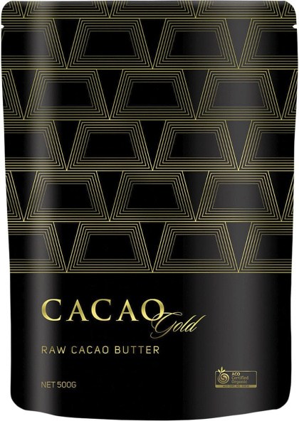 Power Super Foods Cacao Gold Raw Cacao Butter 500g