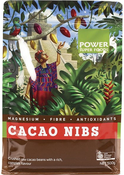 Power Super Foods Cacao Nibs The Origin Series 500g