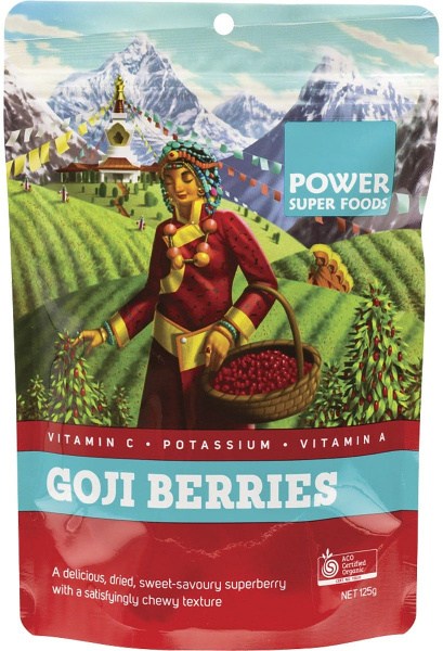 Power Super Foods Goji Berries The Origin Series 125g