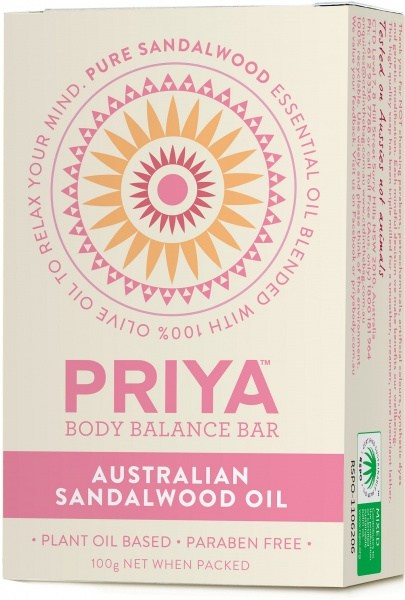 Priya Australian Sandalwood Oil Soap 100g