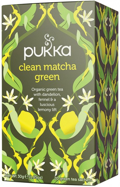 PUKKA Clean Matcha Green x 20 Tea Bags