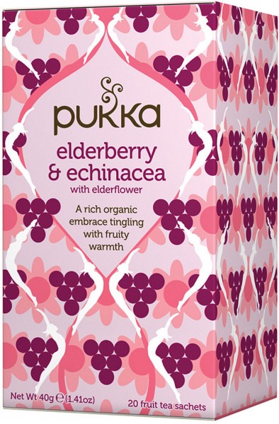 PUKKA Elderberry & Echinacea x 20 Tea Bags