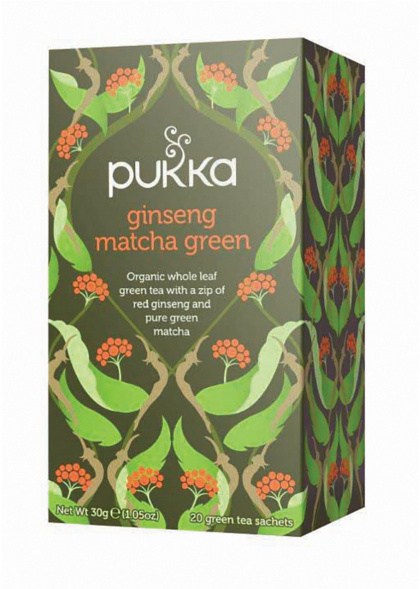 PUKKA Ginseng Matcha Green x 20 Tea Bags
