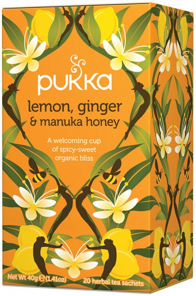PUKKA Lemon, Ginger & Manuka Honey x 20 Tea Bags