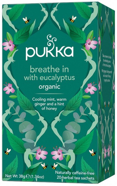PUKKA Organic Breathe In With Eucalyptus x 20 Tea Bags
