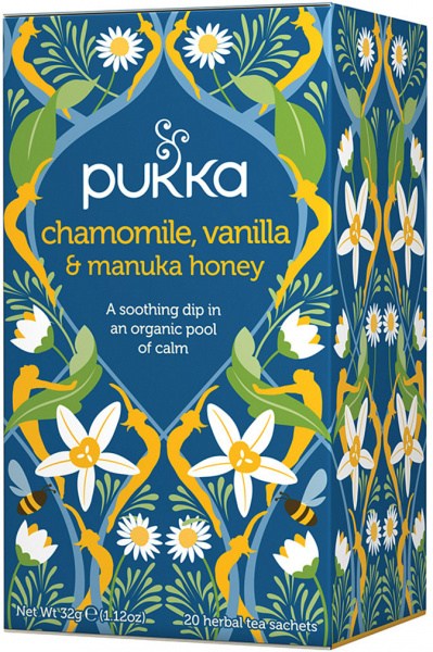 PUKKA Organic Chamomile Vanilla & Manuka Honey x 20 Tea Bags