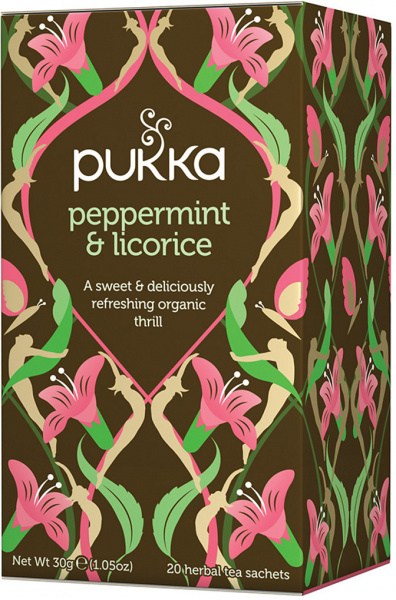 PUKKA Organic Peppermint & Licorice x 20 Tea Bags