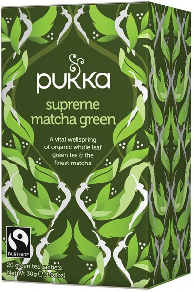 PUKKA Organic Supreme Matcha Green x 20 Tea Bags