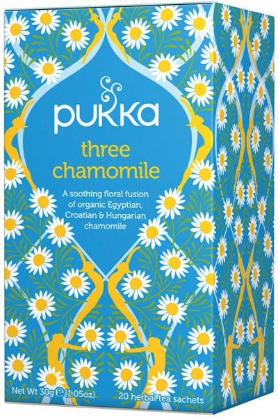 PUKKA Organic Three Chamomile x 20 Tea Bags