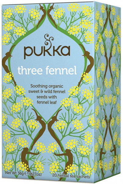 PUKKA Organic Three Fennel x 20 Tea Bags