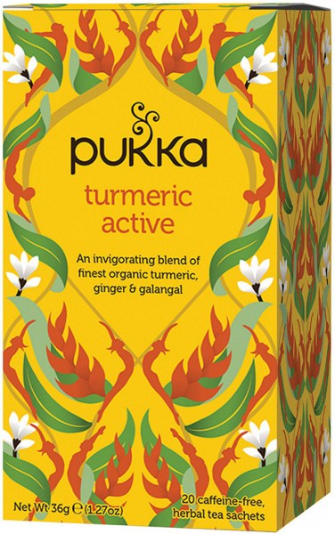 PUKKA Organic Turmeric Active x 20 Tea Bags