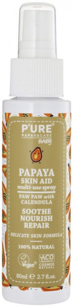 P'URE PAPAYACARE BABY Papaya Skin Aid Multi-Use Spray (Paw Paw with Calendula) 80ml