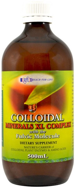 REACH FOR LIFE Colloidal Minerals XL with Fulvic Acid 500ml
