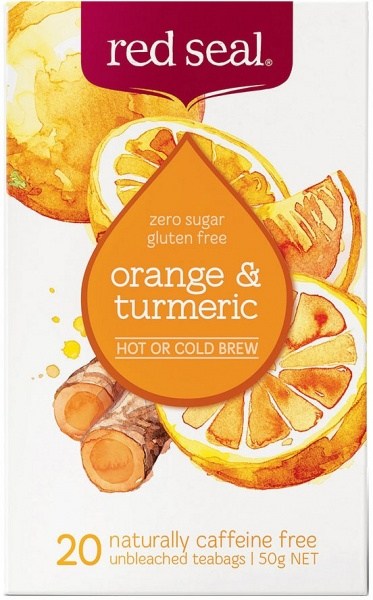 Red Seal (Hot & Cold Brew) Orange & Turmeric 20Teabags