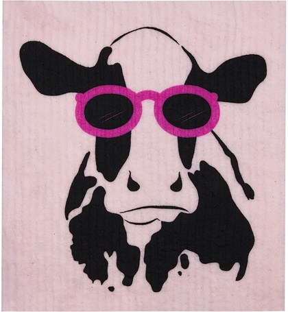 Retrokitchen 100% Compostable Sponge Cloth Cow  