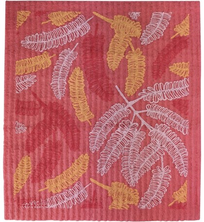 Retrokitchen 100% Compostable Sponge Cloth Poinciana Leaves  