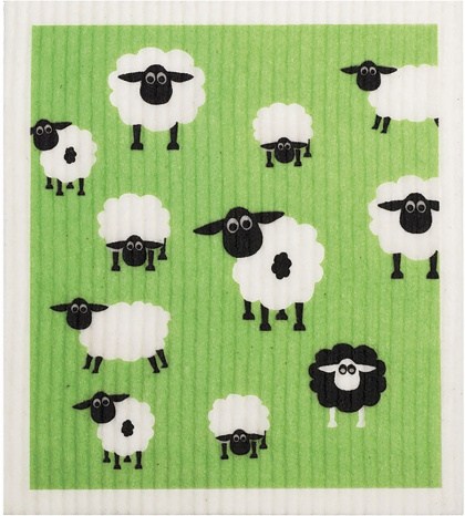 Retrokitchen 100% Compostable Sponge Cloth Sheep  