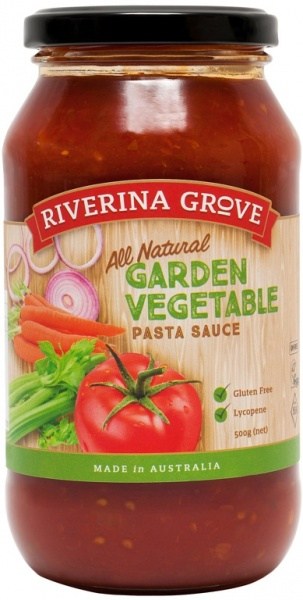 Riverina Grove Garden Vegetable Pasta Sauce  500g