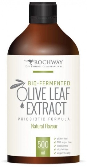 Rochway Bio-Fermented Olive Leaf Extract Probiotic Formula Natural  500ml
