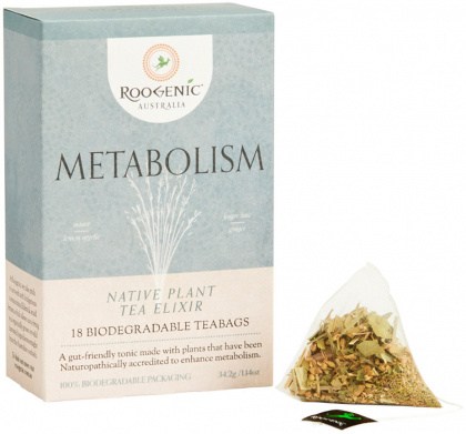 ROOGENIC AUSTRALIA Metabolism (Native Plant Tea Elixir) x 18 Tea Bags