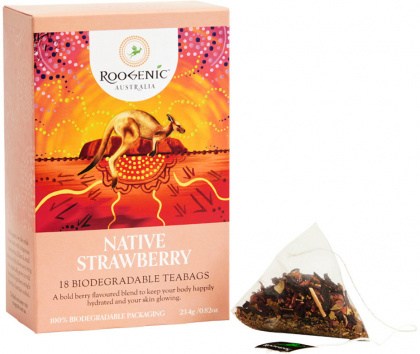 ROOGENIC AUSTRALIA Native Strawberry x 18 Tea Bags