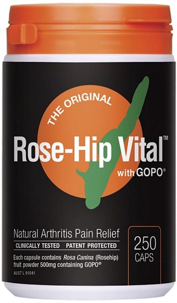 Rose-Hip Vital Arthritis Pain Relief Capsules 250 Caps