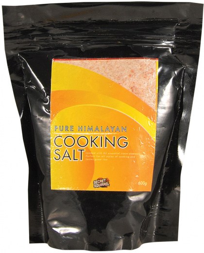 SALTCO SECRET SQUIRREL Pure Himalayan Salt Cooking 600g
