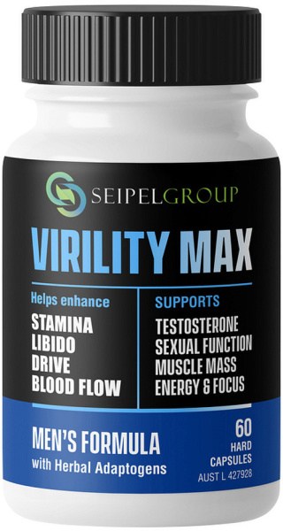 SEIPEL GROUP Virility Max Men's Formula with Herbal Adaptogens 60c