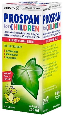 SFI HEALTH Prospan For Children Chesty Cough Relief Cherry Flavour Oral Liquid 200ml