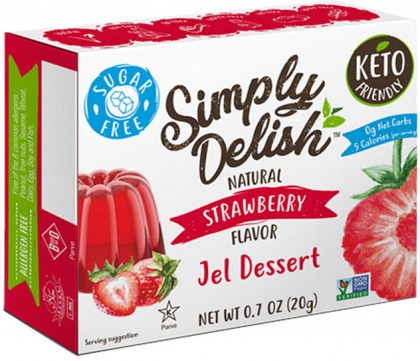 Simply Delish Strawberry Jel Dessert  20g