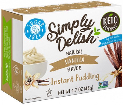 Simply Delish Vanilla Natural Pudding & Pie Filling  44g