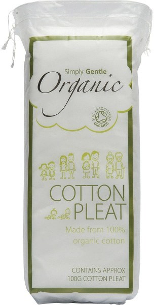Simply Gentle Organic Cotton Pleat 100g