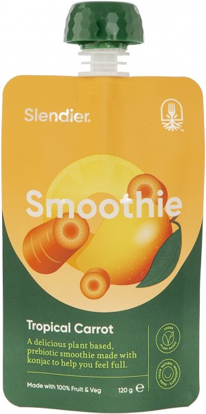 Slendier Tropical Carrot Smoothie 6x120g JAN22