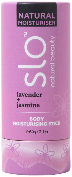 SLO NATURAL BEAUTY Natural Body Moisturising Stick Lavender + Jasmine 60g