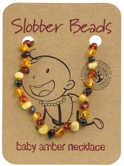 Slobber Beads Baby Multi Round Necklace