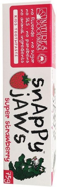 Snappy Jaws Toothpaste 75g Strawberry
