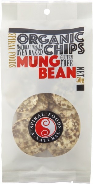 Spiral Organic Mungbean Chips  50g